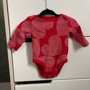 Carters Valentine’s Day Newborn onsie